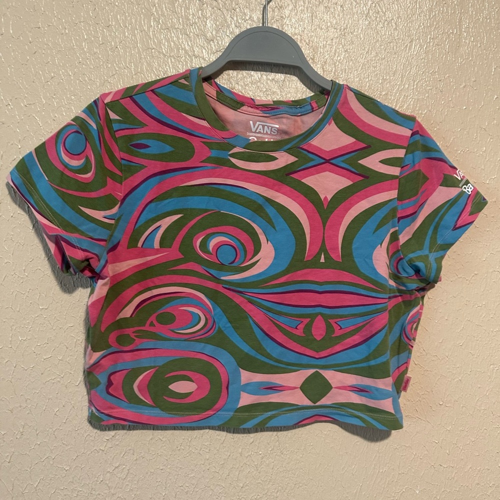 Vans Barbie Cropped Top Size large Collab
